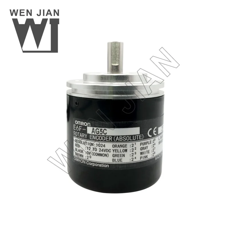 

E6F-AG5C 256P/R E6F-AG5C 360P/R E6F-AG5C 720P/R E6F-AG5C 1024P/R Omron Rotary encoder 12-24VDC 2M NPN Output Gray Code Absolute