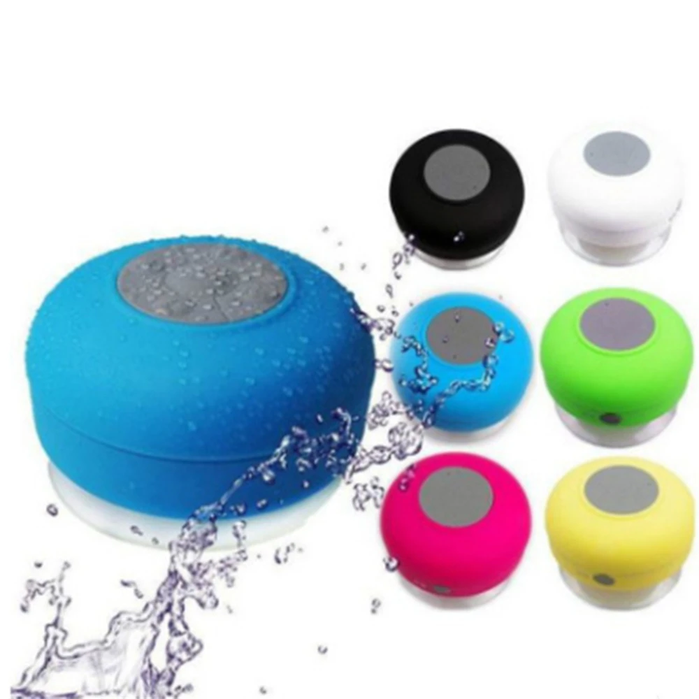 Waterproof Mini Bluetooth Speaker Bathroom Shower Small Color Good Audio Portable Wireless Speakers With Suction Cup For Phone