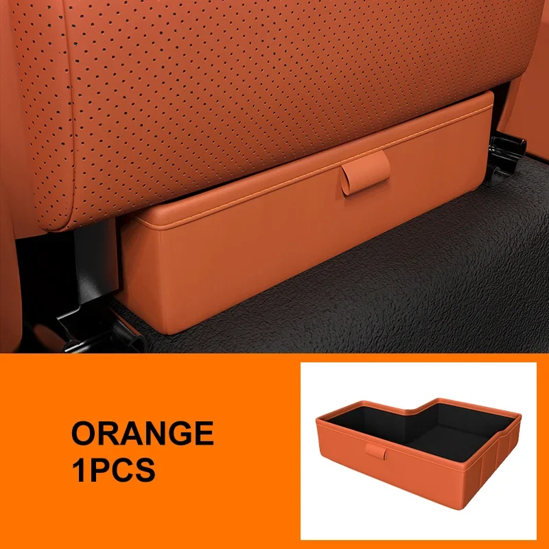 

For Li Lixiang L9 L8 2024 2023 2022 Car Second Row Under Seat Storage Box Glove Bag Interior Decoration Styling Accessories