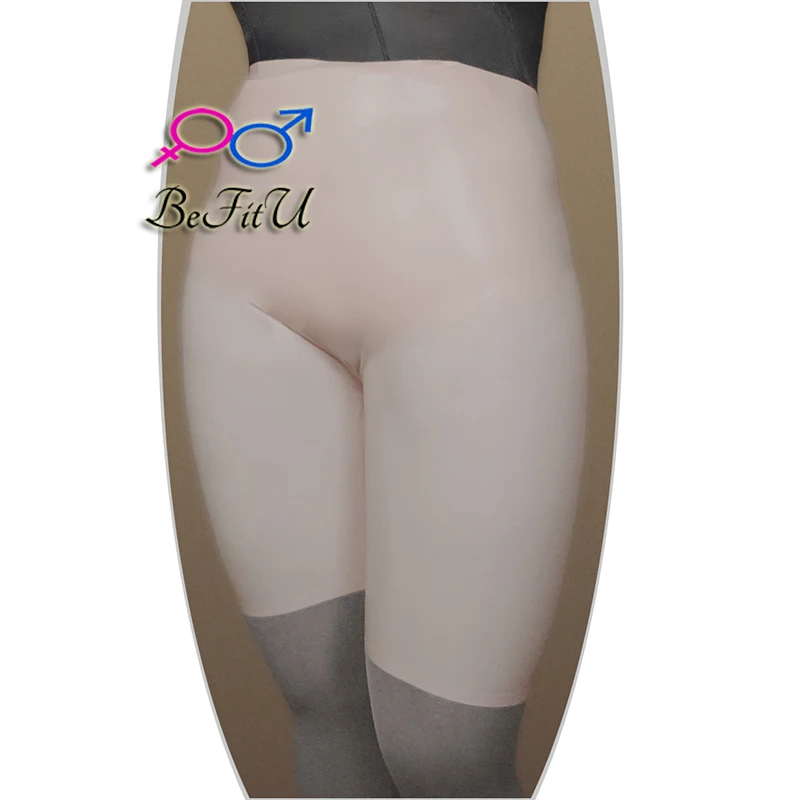 Latex Shorts fetish underwear with sleeve sexy natural pants sheath exotic underpants for men boxer