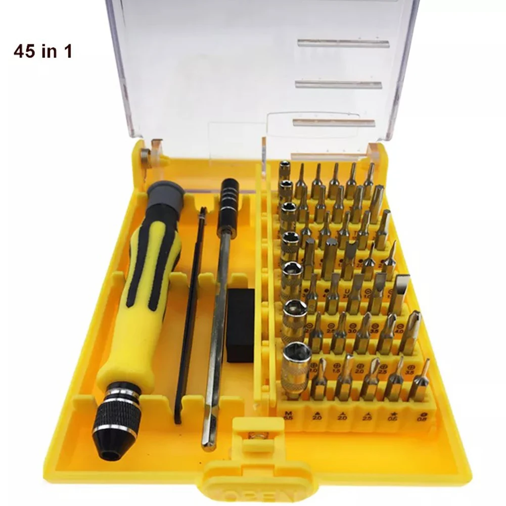 

45 In 1 Precision Magnetic Screwdriver Set Hex Torx Star Screw Driver Repair Tool For Mobile Phones PDA PC Watch Eyeglass