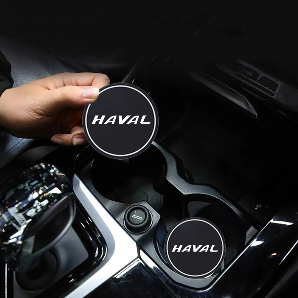 Водонепроницаемый Нескользящий Автомобильный Коврик Для Чашки Комплект Из 2