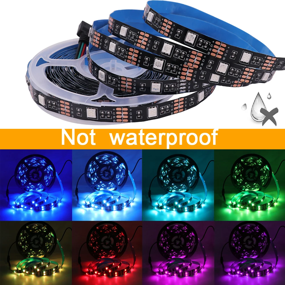 Светодиодная RGB лента SMD 5050 с поддержкой Bluetooth 5 В |