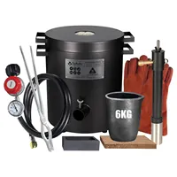 Плавильная газовая печь до 1350 °C (золото, серебро, медь, алюминий, цинк, олово и пр.)