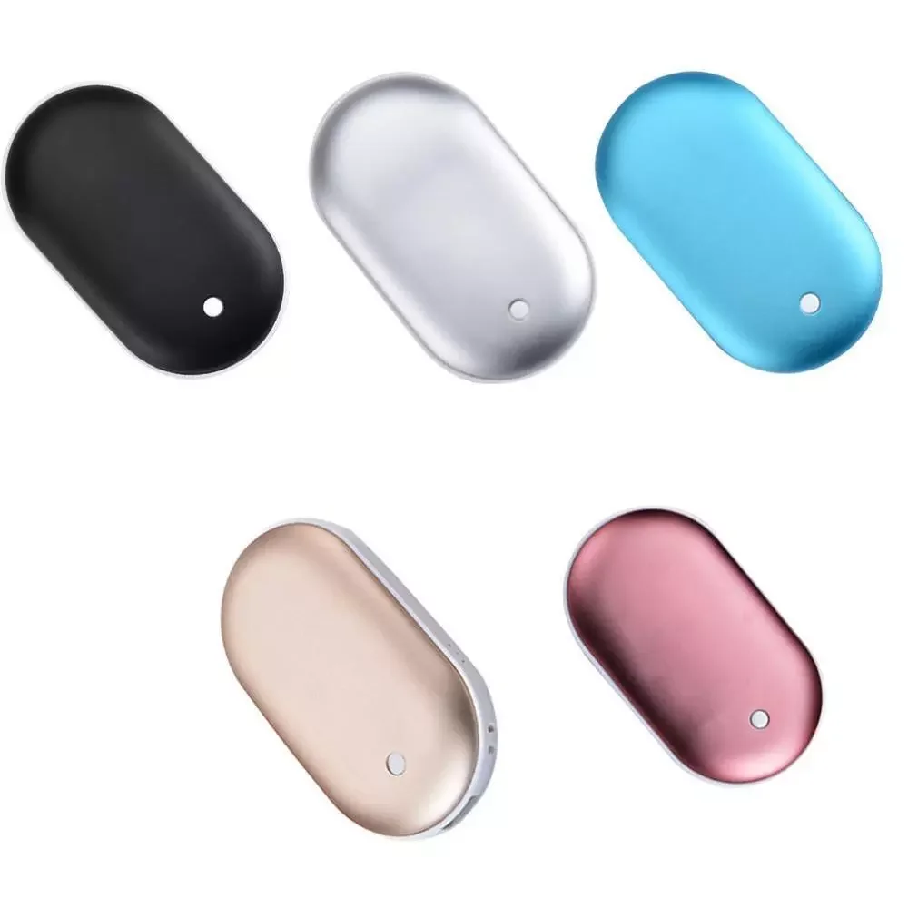 

NEW2023 Hand Warmer Power Bank 5200mAh External Battery Pack Poverbank For Samsung iPhone Warmer Hand Powerbank Mini Powerbank