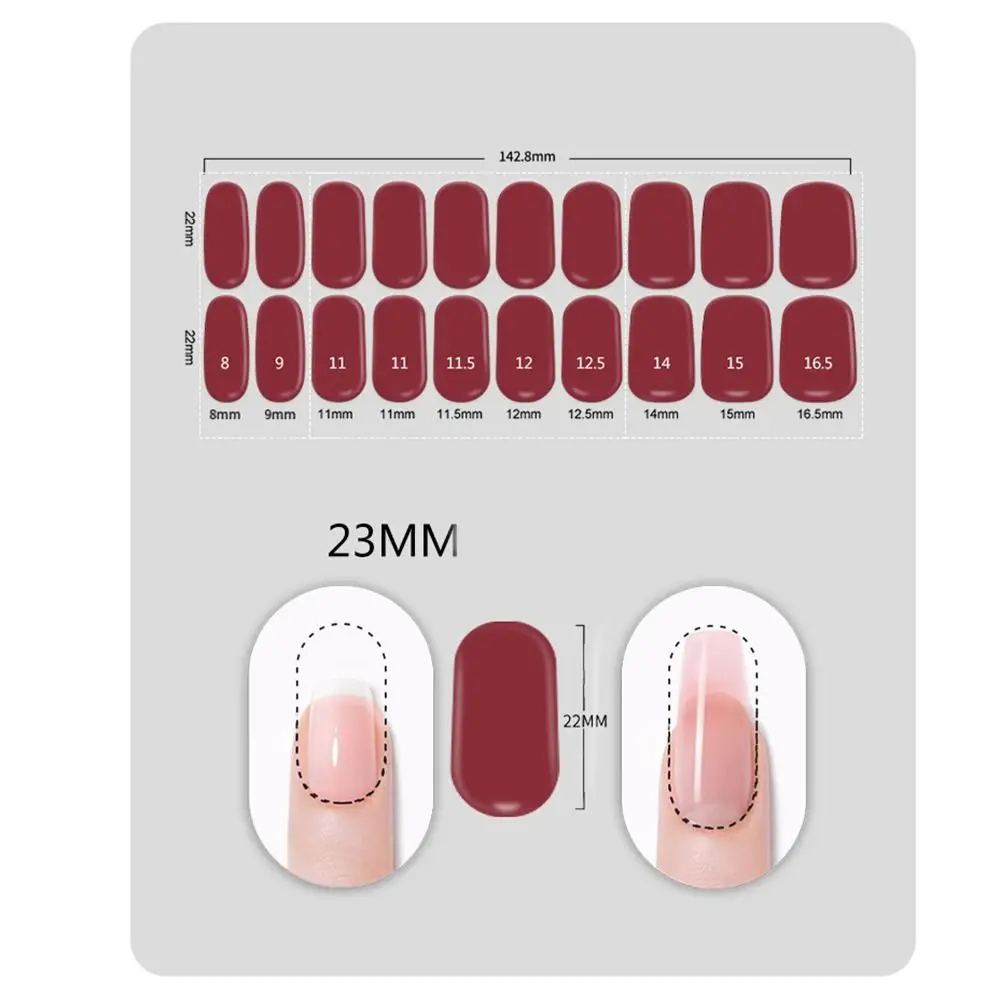 Полуотвержденные гелевые полоски для ногтей с блестками осенние листья кроликов