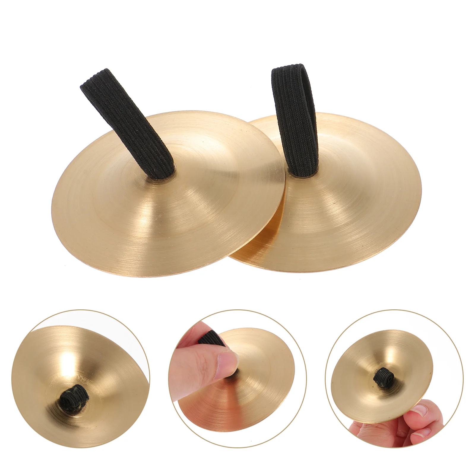 Cymbals Kids Cymbals Bell Finger Symbols Instrument Percussion Cymbal Dancing Props Cymbal enlarge
