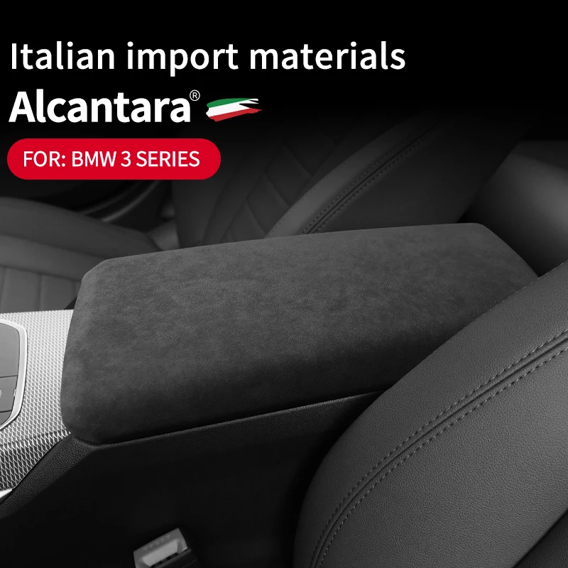 

Алькантара для BMW 4 серии 3 серии 325li/320li чехол для подлокотника флип меховой подлокотник защитный чехол модификация