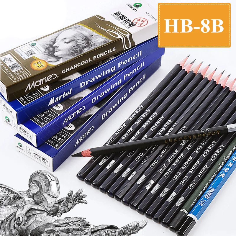 S Hb B 2b 3b 4b 5b 6b 7b 8b High-quality Art Draw Specific Graphite Core Sketching Writing