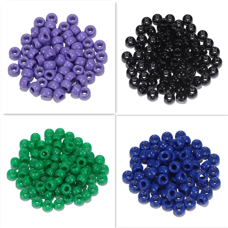 

6*9mm Large Hole Barrel Beads Acrylic Beads Jewelry Making Beads DIY Handmade Bracelet Necklace Jewelry Accessories Wholesale