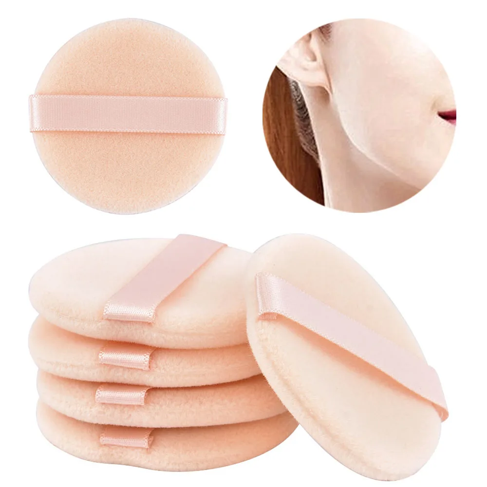 

3/10 Pcs Facial Powder Foundation Puff Professional Round Shape Portable Soft Cosmetic Puff Makeup Foundation Sponge Beauty Tool