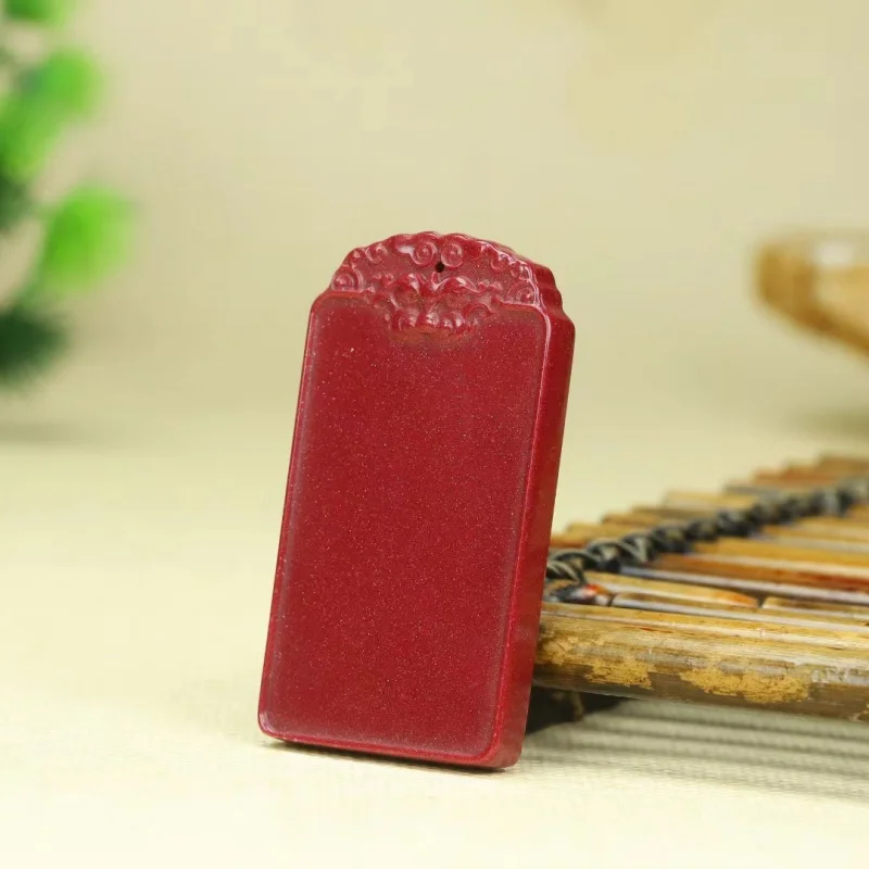 Подвеска из натурального золотого песка с высоким содержанием Cinnabar тарелка для