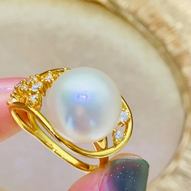 5 шт./партия регулируемые кольца из серебра 925 пробы 11-12 мм