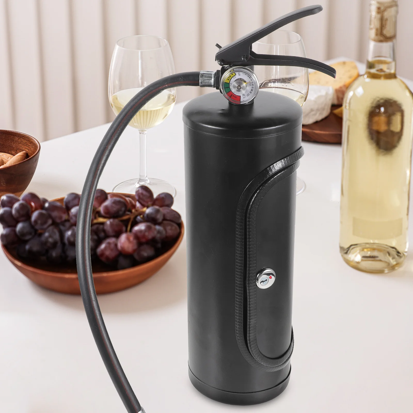 Металлическая коробка для огнетушителя хранения мужской виски белый датчик Pir