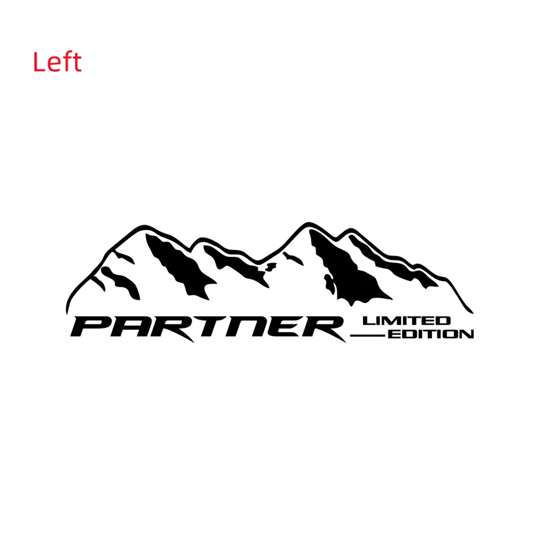 

Горный Стайлинг Автомобильный кузов дверь боковой декор наклейка для Peugeot Partner Van RV поворотные аксессуары ограниченный Edtion спортивная полоса