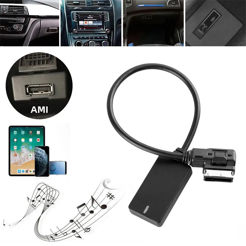 

AMI MMI MDI Interface Bluetooth 5.0 Audio Music Input Adapter AUX Receiver Cable Adapter For Audi Q5 A7 S5 Q7 A6 A8 K1E4