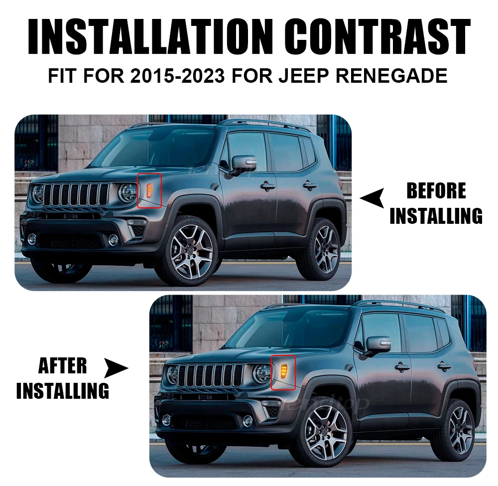 Фонарь поворота автомобиля Белый/янтарный-4 фонаря фонарь передней стороны для