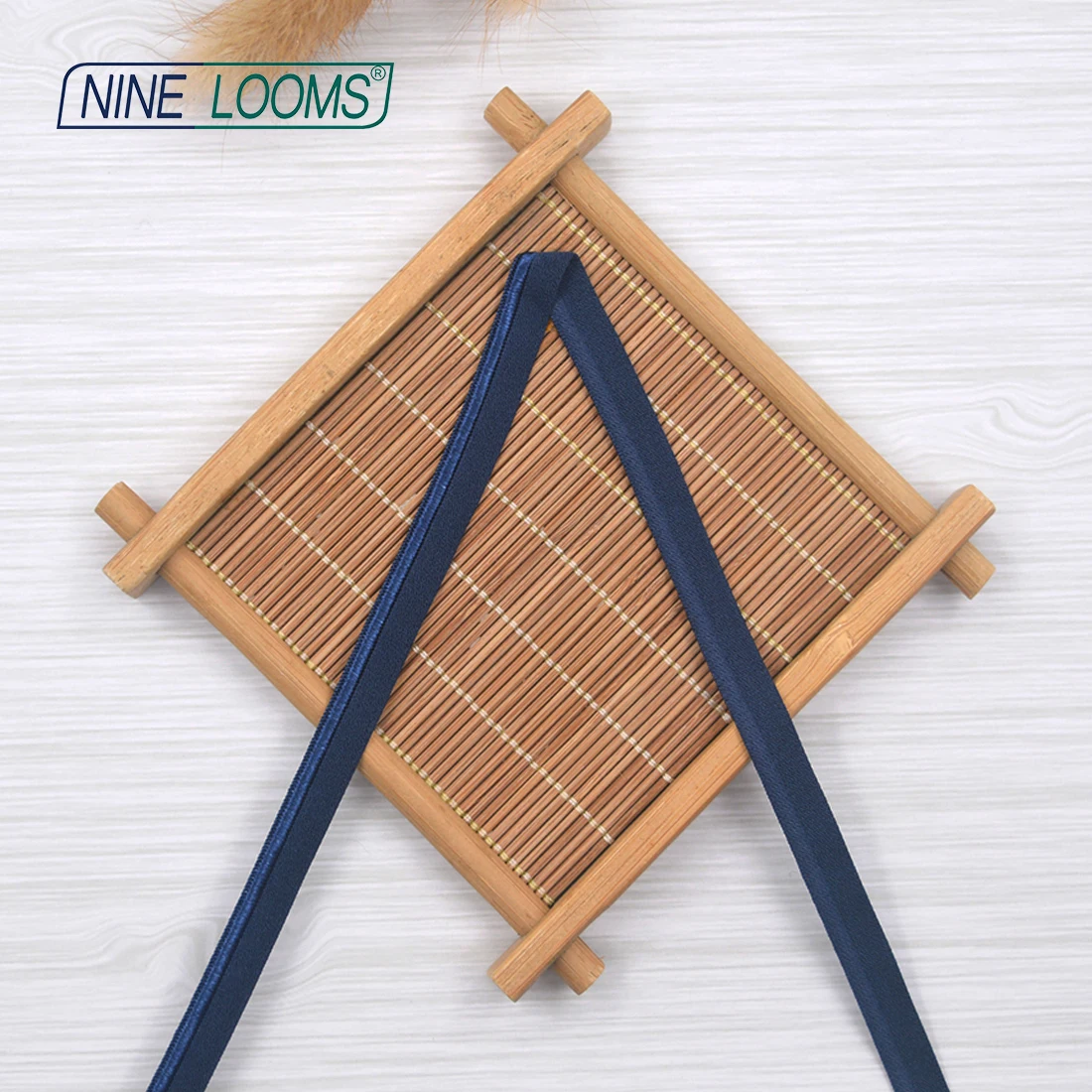 

NINE LOOMS 3/8" 10mm Nylon Elastic Piping Band Rope Bias Tape Welting Cord DIY Garment Sewing Accessories 50 100 Yard