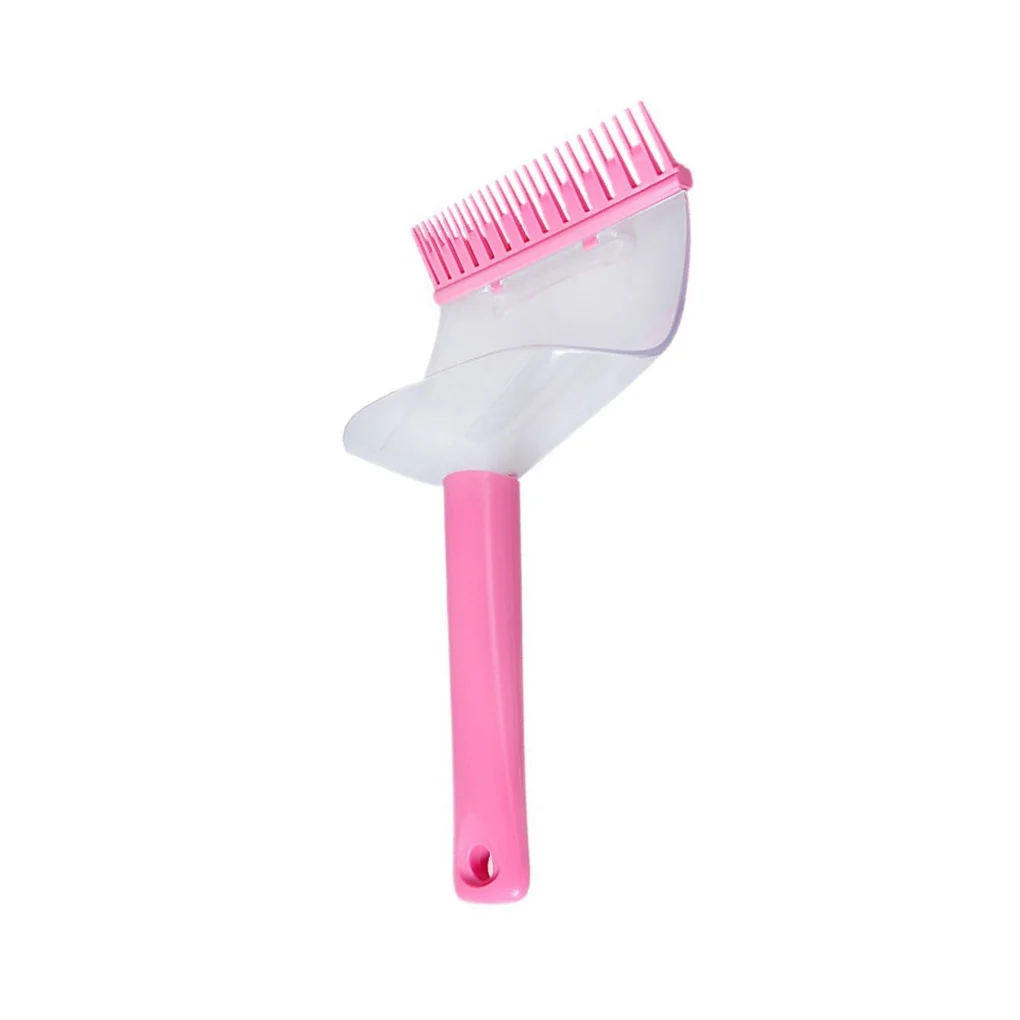 

Женская портативная Расческа для стрижки волос, домашние гребни для девушек, расческа для стрижки челки с экраном, «сделай сам», оборудование для стрижки волос