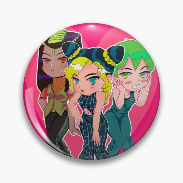 

Брошь с мягкими пуговицами Jojo Is bizer Adventure Kujo Jolyne