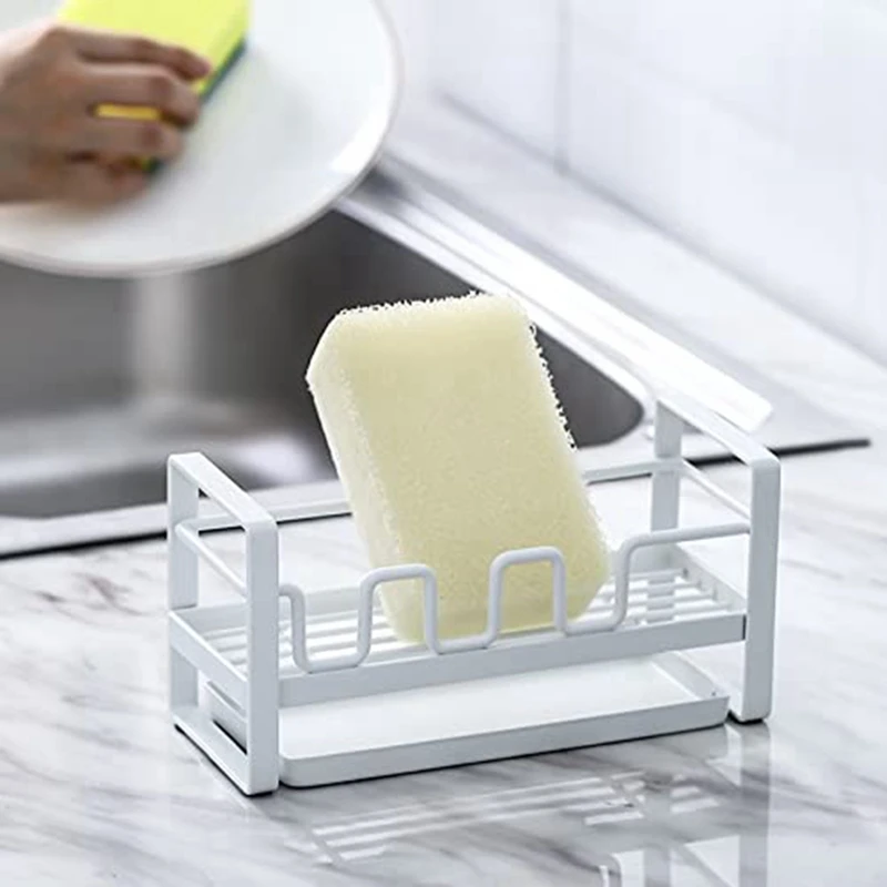 Толстая стойка для раковины полка слива губки сушилка столешницы посуды ткани