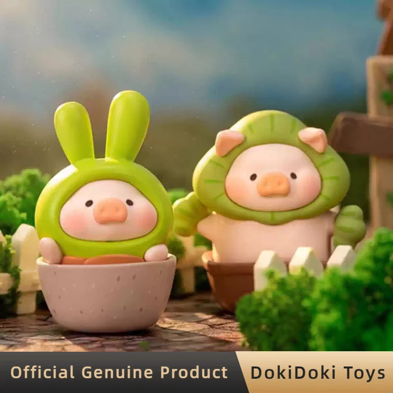 Фото Оригинальные мини-фигурки Lulu The Piggy из серии Lulu Garden, милые куклы Lulu в слепых коробках, настольные украшения, игрушки, подарочный пакет-сюрприз №3