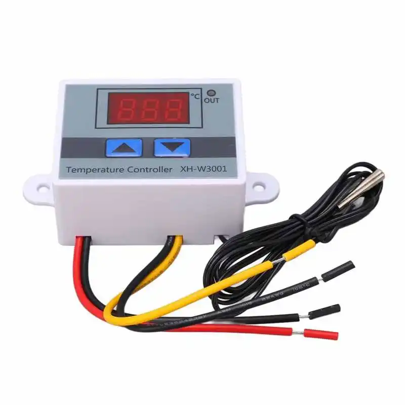 

Temperature Controller -50℃ to 110℃ Temp Regulator Control Switch Digital Display Thermostat Mini Temperature Switch