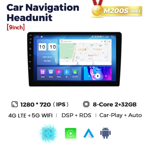 Android 12 7862S Octa Core DSP Автомобильный мультимедийный для универсального Авторадио 8G + 128G с Carplay RDS GPS BT 4G 5G Wifi Универсальный автомагнитола 2 DIN DVD GPS мультимедиа автомобиля головное устройство