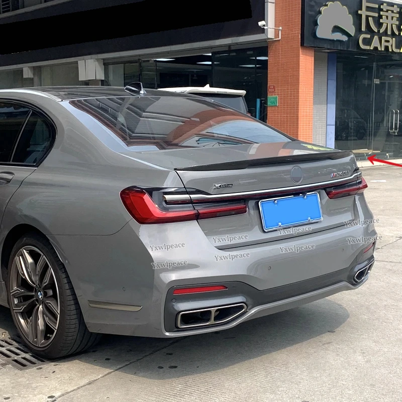 Задний спойлер багажника из углеродного волокна в стиле P Стайлинг автомобиля