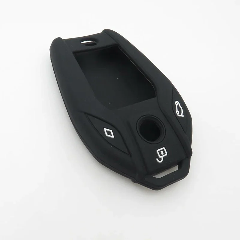 

Силиконовый чехол для автомобильного ключа ZAD, чехол для BMW 2017 2018 7 серии I12 730 740 750 760 G11 G12 G20 G30, светодиодный дисплей, сенсорный экран, защита