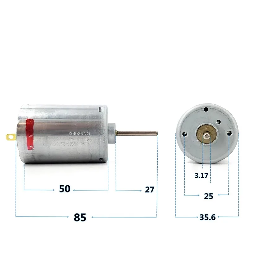 Двигатель для карбоновой щетки DC24V 0.18A 8500RPM