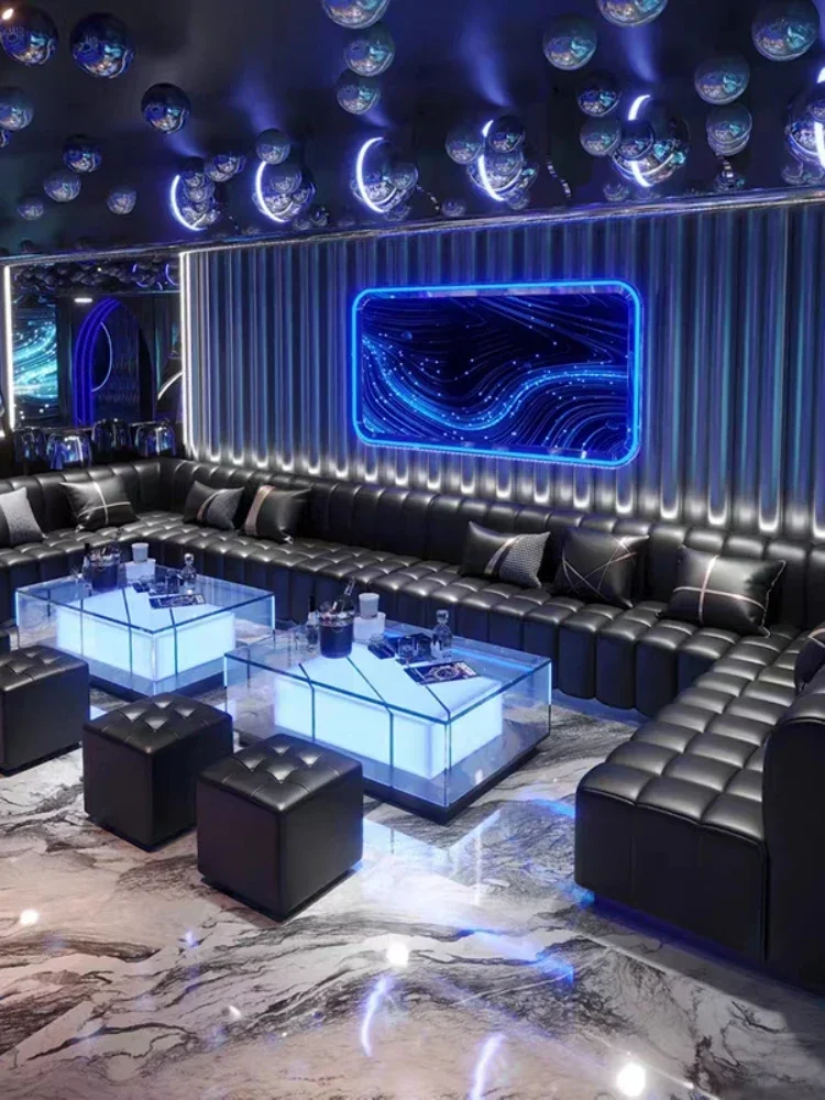 Диван KTV комбинированная музыка тихая барная коробка U-образный угловой