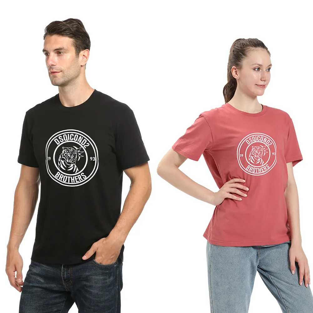 

DSQICON2 ICON DSQ2 2023 Spring Summer Cotton Tee Fashion Casual Short Sleeve Men's Women's High Quality Classical Tops