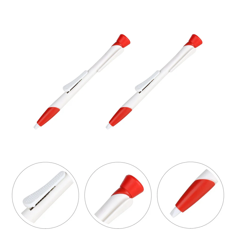 

2pcs Plastic Flea Lice Removing Clips Dog Tick Removers for Home (White)