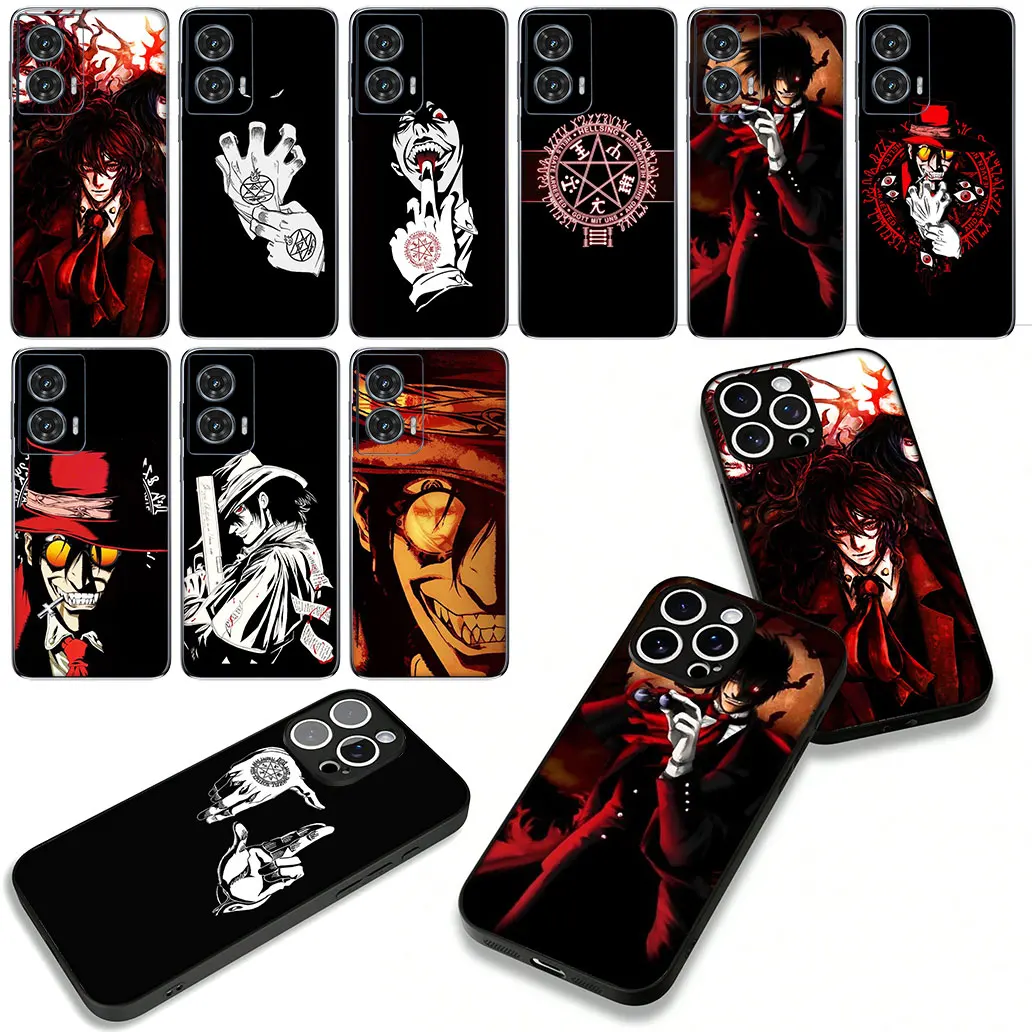 Мягкий чехол Alucard Hellsing для OPPO A80 A40 A60 A38 A79 A16 A17 A58 A78 A94 A95 A57 A15 A96 A74 A53