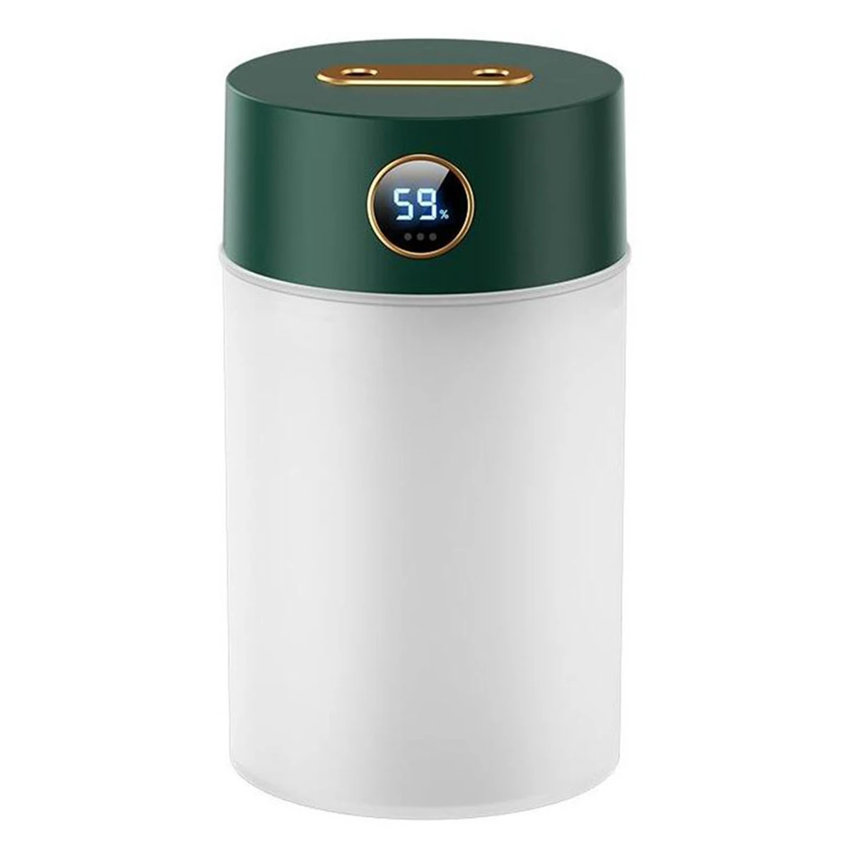 

USB Large Capacity Humidifier Digital Display Dual Spray Household 1.2L Mute Aroma Diffuser Green