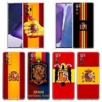case for samsung galaxy note 20 ultra 5g 10 lite plus 8 9 a70 a50 a01 a02 a30 s clear cases cover espana spanish spain flag