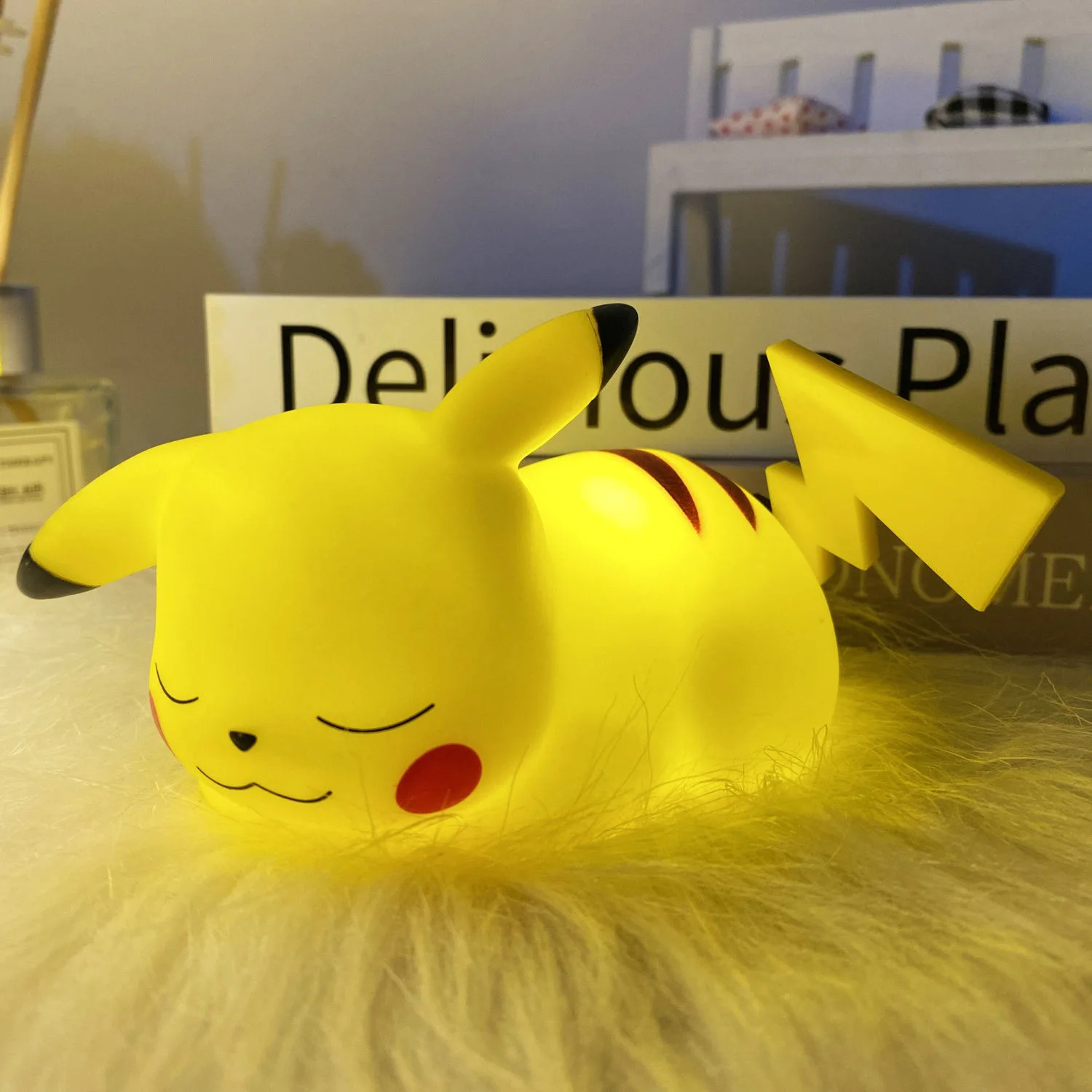 

Pokemon Lamp Led Night Light Pikachu Lamp Cute Anime Soft Light Bedroom Bedside LED Light Room Decoration Toys for Children Gift