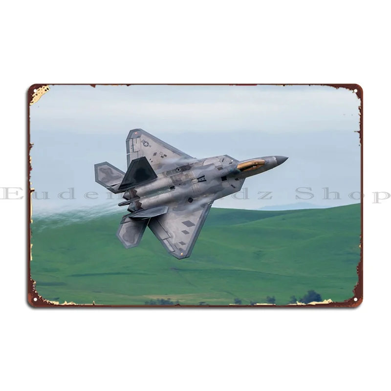 

Металлический знак F22, винтажный постер для дома