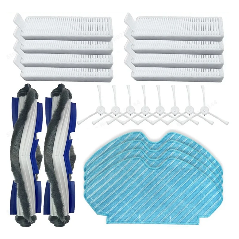 

Main Side Brush Hepa Filter Mop Plastic Replacement Parts For Tefal Explorer Serie 60 / RG7447, RG7455, Rg7447wh, RG7455WH