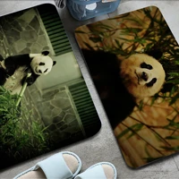 animal cute panda room mats cheaper anti slip modern living room balcony printed bedside mats