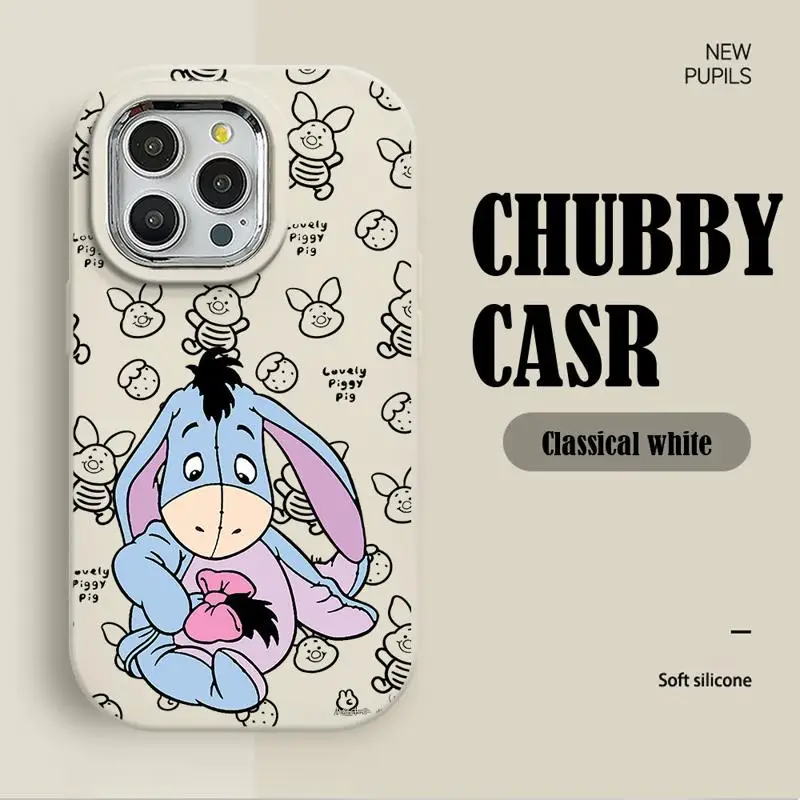 Мультяшный кролик Eeyore мама Heffalump поросенок Kanga пухлый чехол для телефона iPhone 15 14