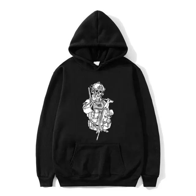 

Gbrs Forward Observations Group Death Skeleton Graphic Hoodie Men's Fashion Oversized Streetwea Men Women Casual Fleece Hoodies
