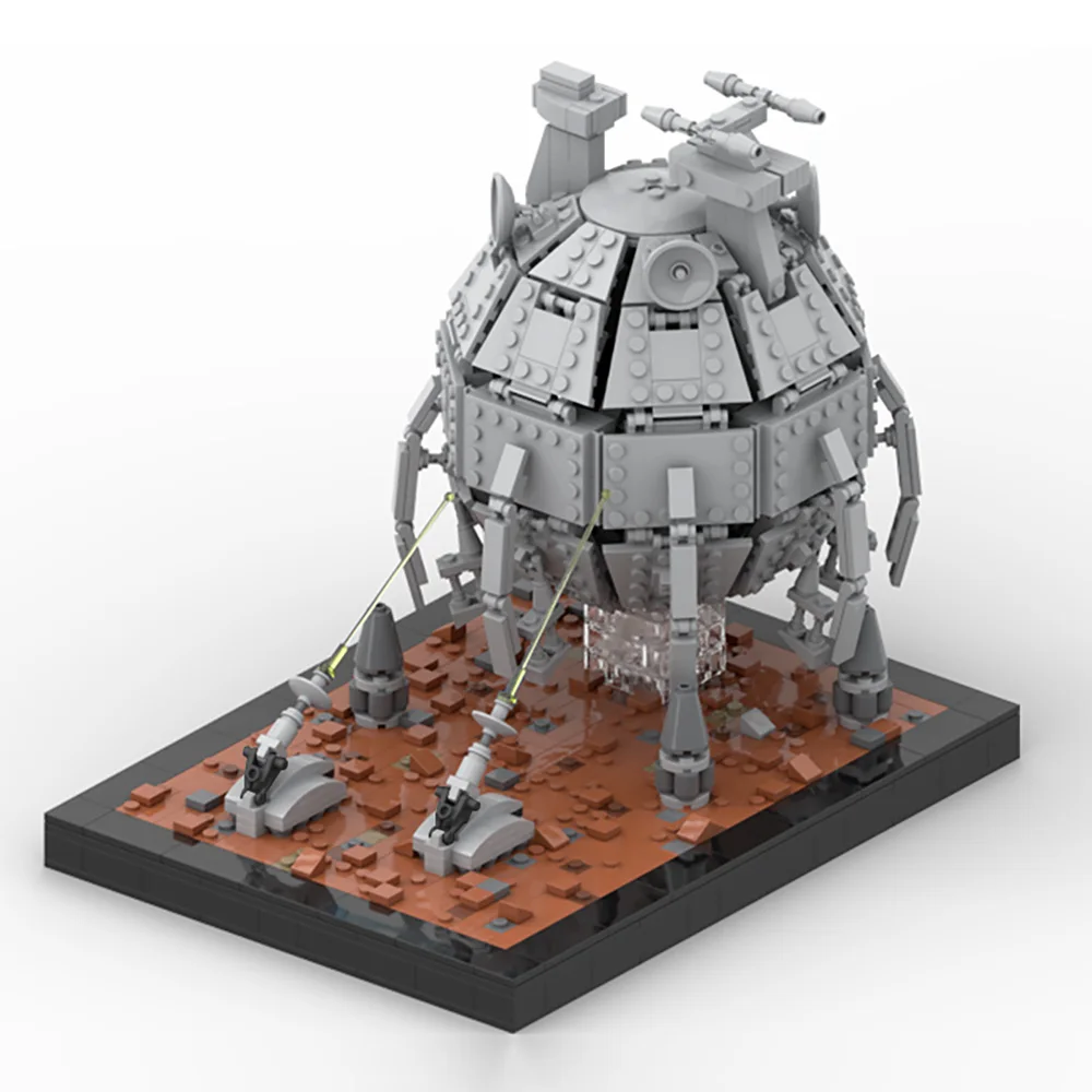 

Конструктор MOC «Космические войны», боевой корабль с сердечником геоназа, набор строительных блоков, Звездный космический корабль, игрушки ...
