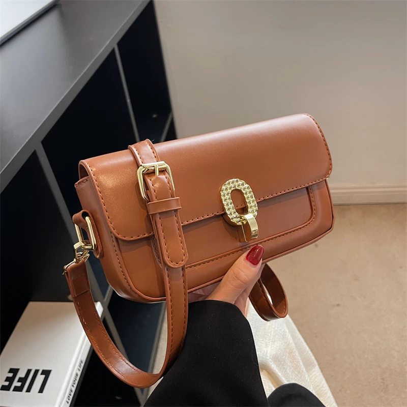 

Top Quality Leather Female Bag Underarm Shoulder Crossbody Bags For Women Fashion Luxury Designer Messenger Bag Chain Handbag