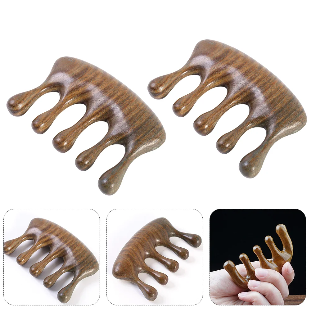 

1pc Wide Tooth Guasha Comb Scraping Scalp Comb Comb Relaxation Scratcher