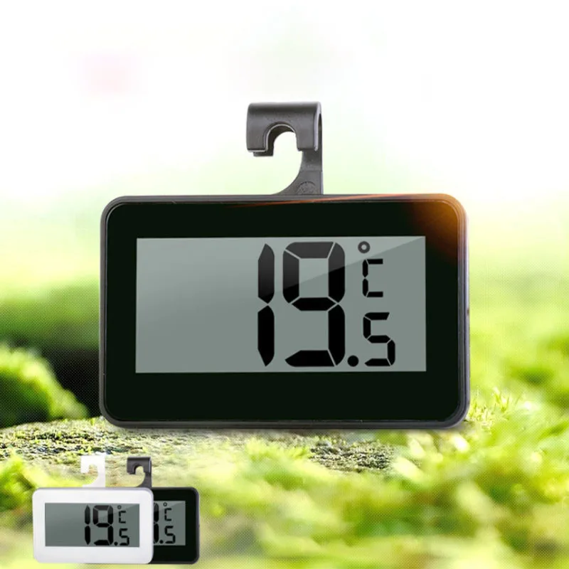 lcd digital thermometer precision electronic fridge freezer with stand large screen waterproof refrigerator thermometer 20 60 free global shipping