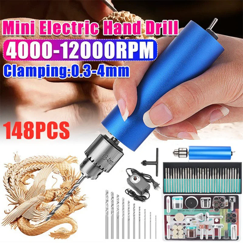 

Mini Electric Drill Engraver Rotary Power Tool Polishing Machine Grinding Engraving Pen Milling Cutter With Drill Accessories