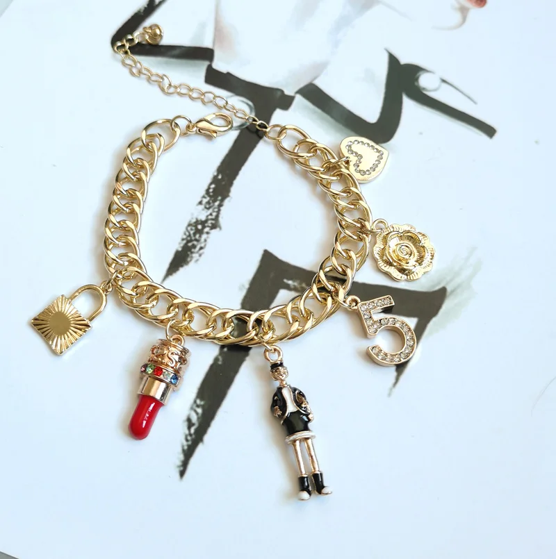 

Браслеты с кисточками в стиле хип-хоп, Камелия, Np.5, геометрические браслеты в форме сердца