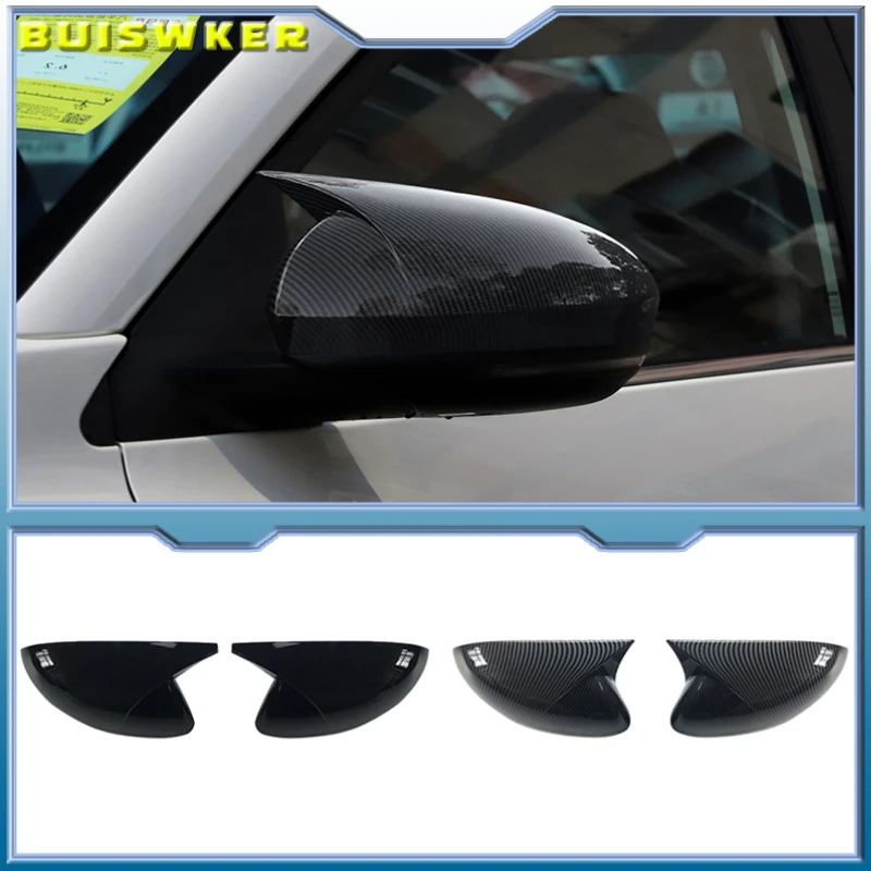 For Nissan Sylphy Sentra 2020 2021 Carbon Fibre Car Side Rearview Mirror Cover Trim Sticker Decorative Accessories